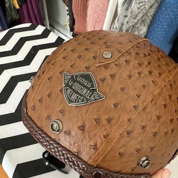 Vintage 3/4 Half Shell Adult Helmet - Picture 8 of 12